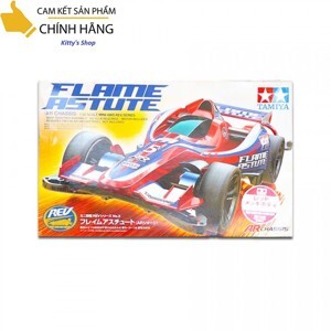 Xe đua mô hình Flame Astute Red met (gầm AR) - Tamiya Mini 4WD