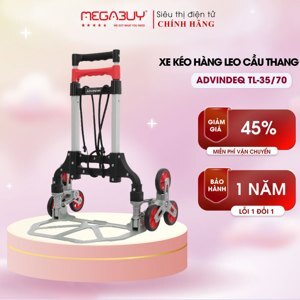 Xe kéo đẩy leo cầu thang 6 bánh rút gọn Advindeq TL-35/70