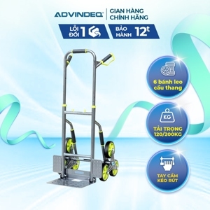 Xe kéo đẩy leo cầu thang 6 bánh rút gọn Advindeq TL-120/200