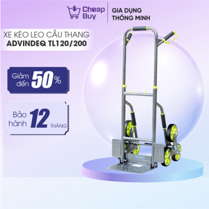 Xe kéo đẩy leo cầu thang 6 bánh rút gọn Advindeq TL-120/200
