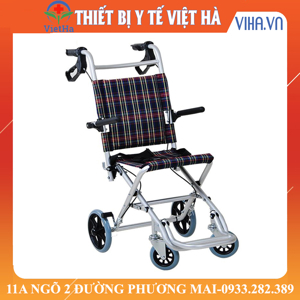 Xe lăn bánh nhỏ Lucass X-12 - có tay thắng