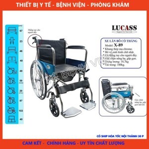 Xe lăn có bô Lucass X-6