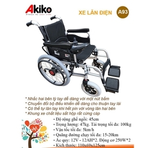 Xe lăn điện Akiko A93