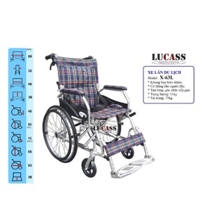Xe lăn tay Lucass X63L (X-63L)