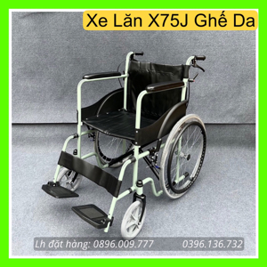 Xe lăn Lucass X75J - có phanh