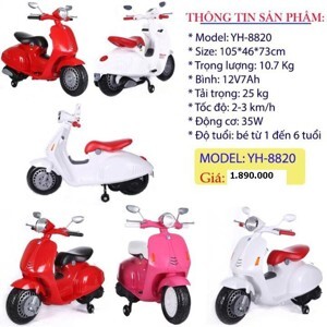 Xe máy điện trẻ em YH8820