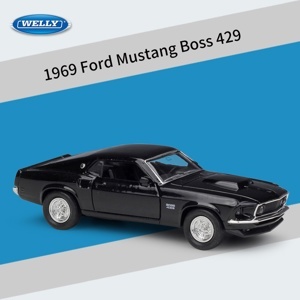 Xe mô hình 1967 Ford Mustang 1:36 Welly