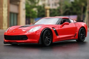 Xe mô hình 2017 Chevrolet Corvette Z06 1:24 Welly