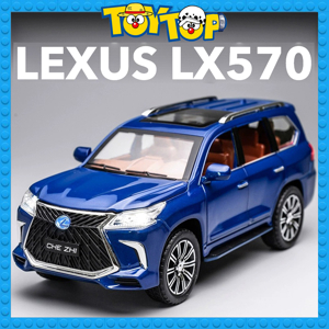 Xe mô hình CheZhi Lexus LX570 Trắng 1:24