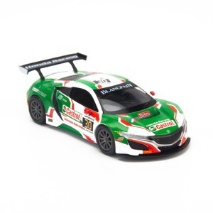 Xe Mô Hình Honda NSX GT3 #30 2018 24 Hours of Spa LHD 1:64 MiniGT ( Xanh lá Castrol #30 )