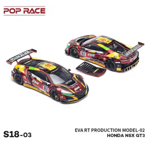 Xe Mô Hình Honda NSX GT3 #30 2018 24 Hours of Spa LHD 1:64 MiniGT ( Xanh lá Castrol #30 )