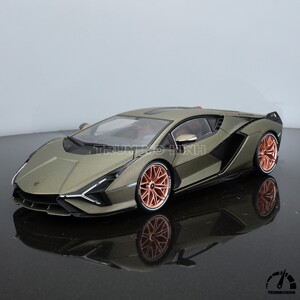 Xe mô hình Lamborghini Sian FKP 37 1:18 Bburago