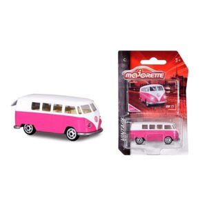 Xe mô hình Majorette VW T1 Bus 212052010051 - Pink Version