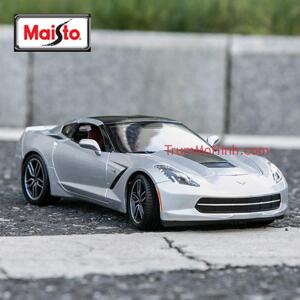 Xe mô hình sắt 2014 Corvette Stingray Z51 tỉ lệ 1:18