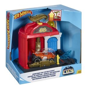 Xe mô hình Sở Cứu Hỏa Hot Wheels City