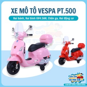 Xe mô tô cho bé Vespa PT.500