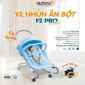 Xe nhún ăn bột, ghế rung bập bênh ăn bột Autoru