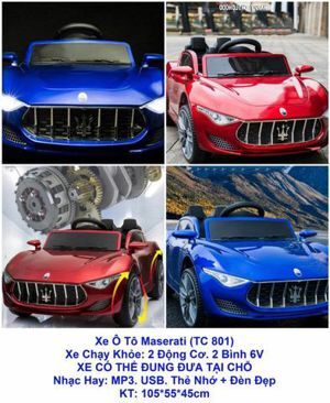 Xe Ô tô Điện trẻ em siêu xe Maserati TC801