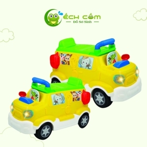 Xe tải chòi chân kèm bộ sưu tập động vật hoang dã có nhạc Winfun 0864