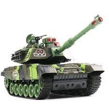 Xe tank điều khiển từ xa bắn đạn