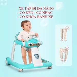 Xe tập đi tay vịn đẩy phía sau BLB 6090