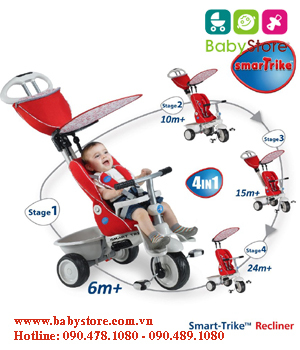 Xe đẩy trẻ em Smart-trike Recliner