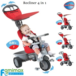 Xe đẩy trẻ em Smart-trike Recliner