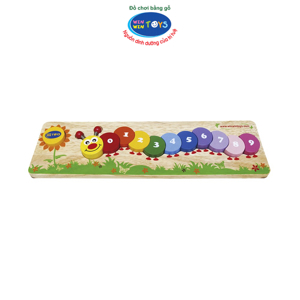 Xếp hình học số con sâu Winwintoys 69392