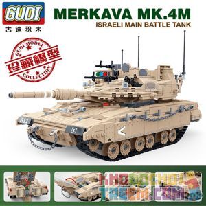 Xếp hình kiểu Lego Gudi 6109 Xe tăng Merkava