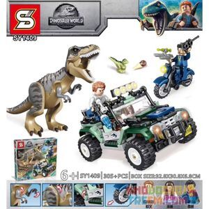 Xếp hình lắp ghép lego Công viên khủng long SY1409