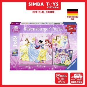 Xếp Hình Puzzle Dpr Snow White 3 Bộ 49 Mảnh Ravensburger RV09277 2