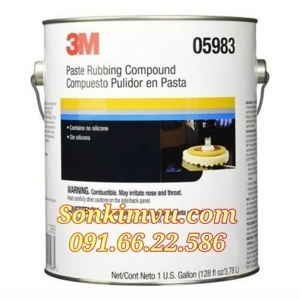 Xi đánh bóng xe và sơn 3M Rubbing Compound Compuesto Pulidor 05996 946ml