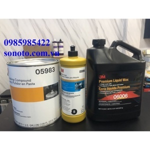 Xi đánh bóng xe và sơn 3M Rubbing Compound Compuesto Pulidor 05996 946ml