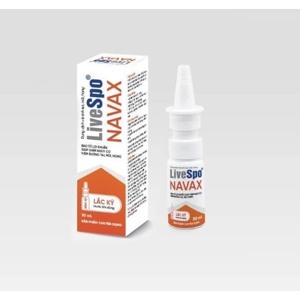 Xịt bào tử lợi khuẩn LiveSpo Navax (Hộp 4 ống)