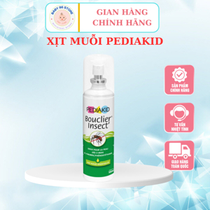 Xịt chống muỗi và côn trùng cho bé Pediakid Bouclier Insect