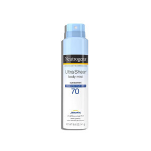 Xịt chống nắng Neutrogena Ultra Sheer Body Mist Sunscreen Boad Spectrum SPF 70 141g