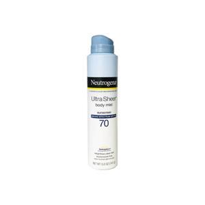Xịt chống nắng Neutrogena Ultra Sheer Body Mist Sunscreen Boad Spectrum SPF 70 141g