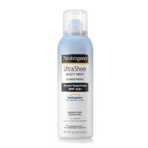 Xịt chống nắng Neutrogena Ultra Sheer Body Mist Sunscreen Boad Spectrum SPF 100+ 141g