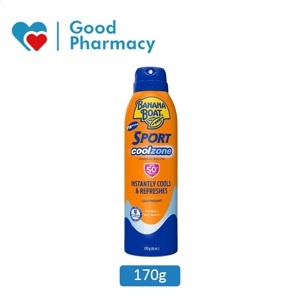 Xịt chống nắng thể thao Banana Boat Sport Coolzone SPF 50+/PA++++ 170g