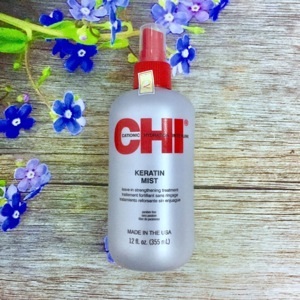 Xịt dưỡng ẩm Chi Keratin Mist Leave In Strangthening Treatment - 355ml