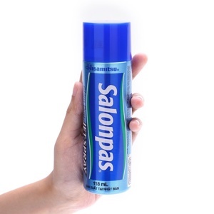 Xịt giảm đau khớp, bầm tím Salonpas Spray - 118ml