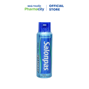 Xịt giảm đau khớp, bầm tím Salonpas Spray - 118ml