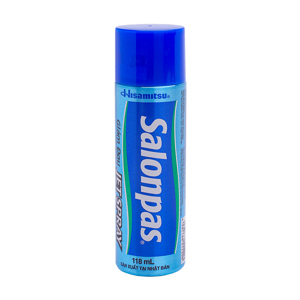 Xịt giảm đau khớp, bầm tím Salonpas Spray - 118ml