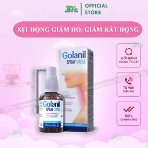 Xịt họng golanil junior spray orale 30ml