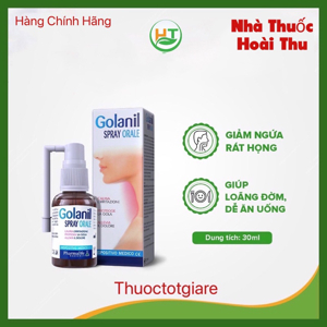 Xịt họng golanil junior spray orale 30ml