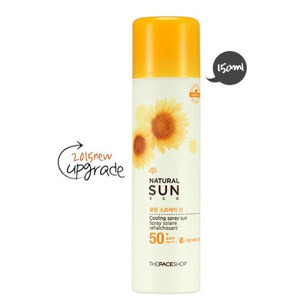 Xịt Khoáng Chống Nắng The Face Shop Natural Sun Eco Cooling Mist Sun