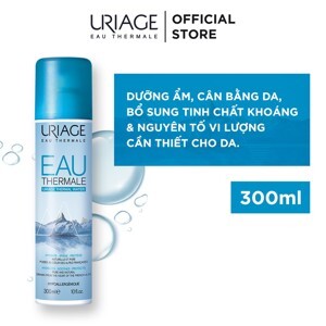 Xịt khoáng dưỡng da, trị kích ứng da Uriage 300ml