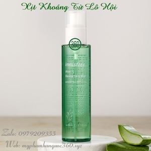 Xịt khoáng lô hội Innisfree Aloe Revital Mist 120ml