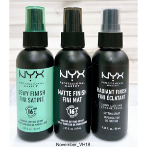 Xịt khoáng NYX Dewy Finish