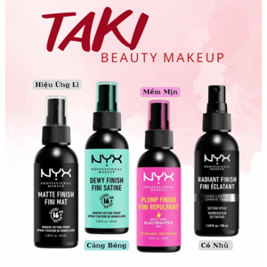 Xịt khoáng sau trang điểm NYX Matte Finish